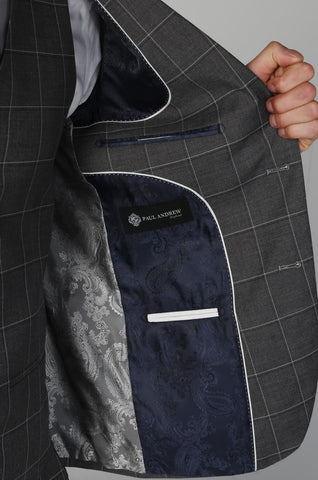 Hobbs Grey Men’s Three Piece Suit