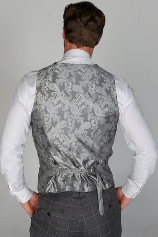 Hobbs Grey Men’s Three Piece Suit