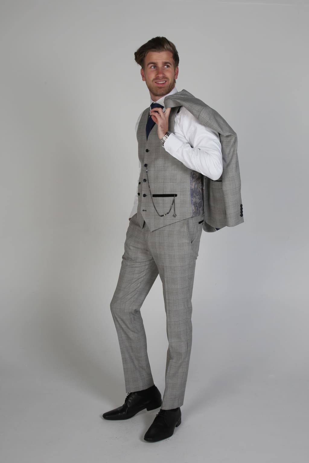 Hugo Grey Men’s Three Piece Suit - Product