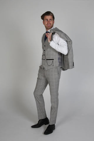 Hugo Grey Men’s Three Piece Suit - Product