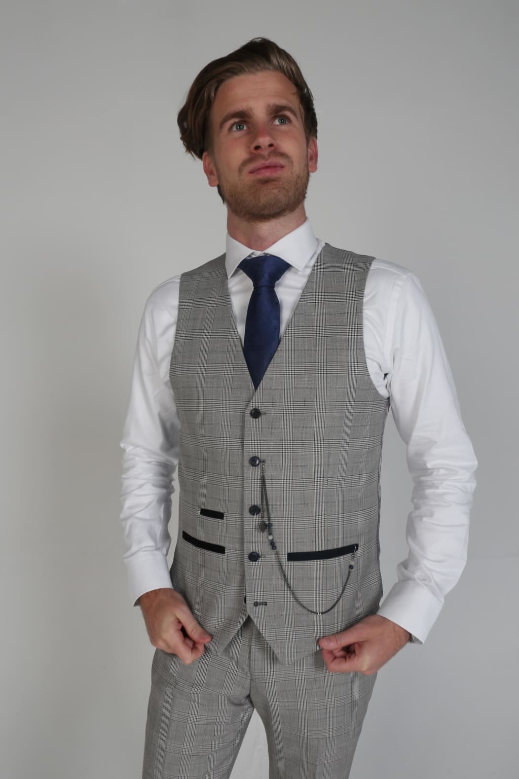 Hugo Grey Men’s Three Piece Suit - Product