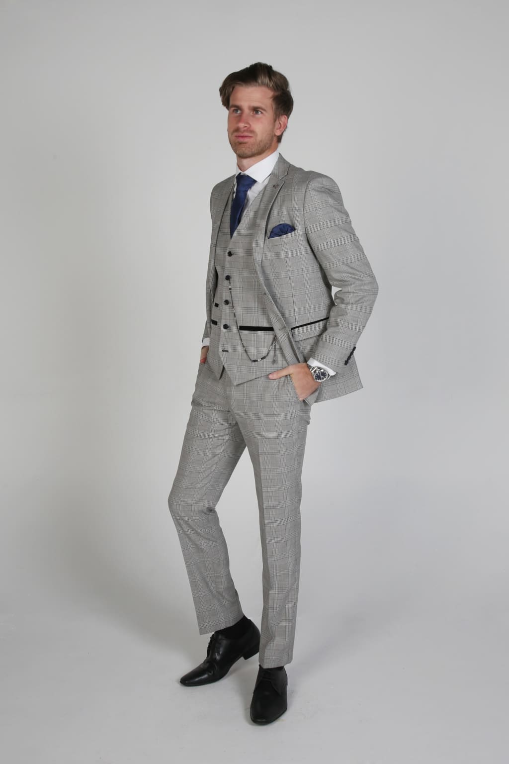Hugo Grey Men’s Three Piece Suit - Product