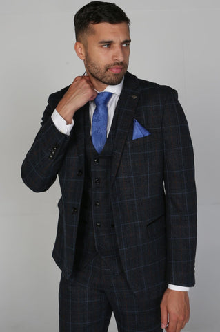 Men’s Harvey Navy Blazer