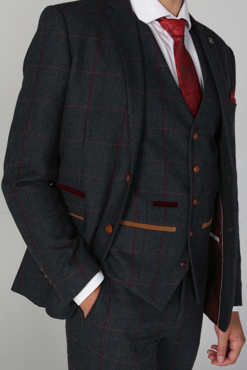 Men’s Madrid Navy Waistcoat