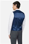 Ted Baker Panama Charcoal Slim Fit Waistcoat - WAISTCOATS