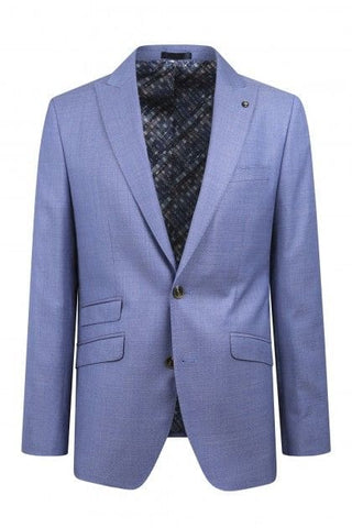 Torre Melvin Blue Plain Men’s Jacket - 38S - Suit & Tailoring