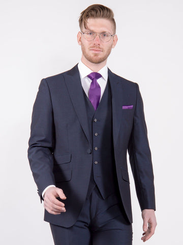 Torre Navy Mohair Suit Jacket - Suit & Tailoring